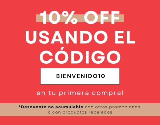 10% OFF en tu primera compra