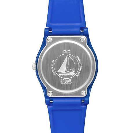 Reloj Q&Q PVC Dama Análogo Con Correa De Silicona Azul-Claro
