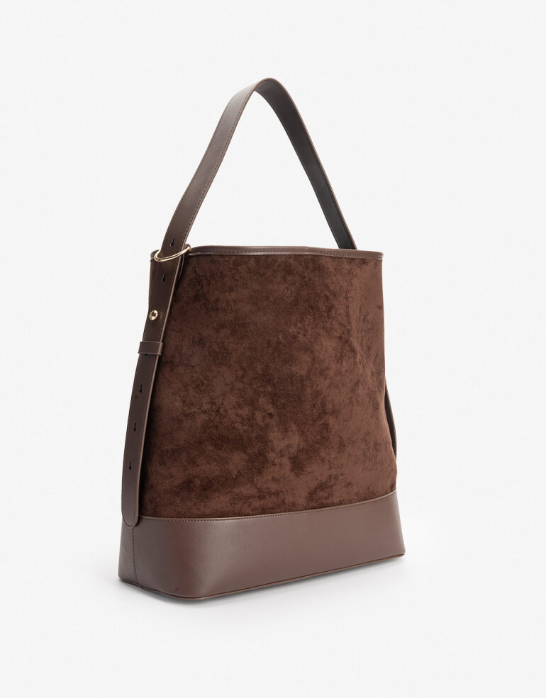 Saca Cartera Saca Combinada - Marron Chocolate