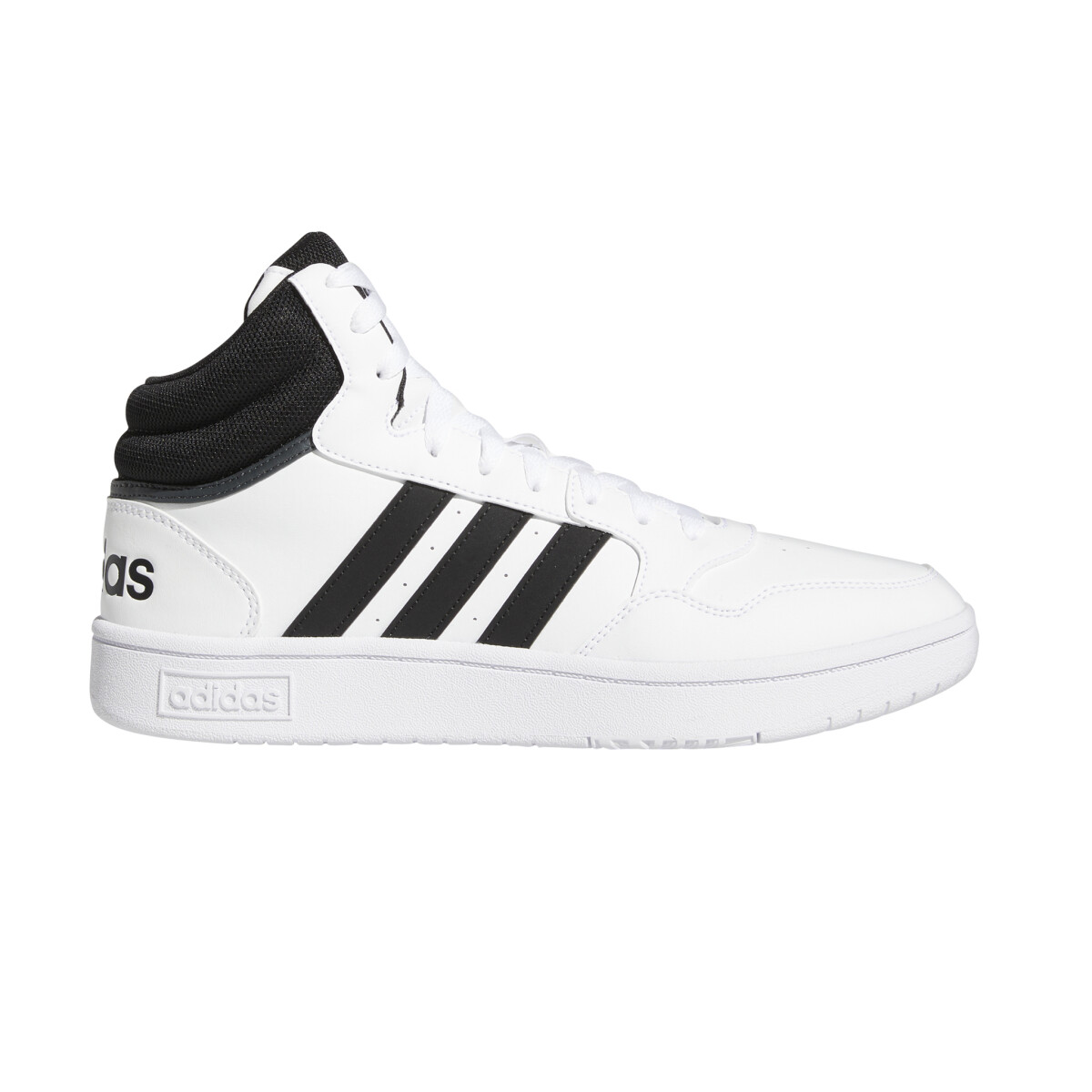 adidas HOOPS 3.0 MID CLASSIC VINTAGE - Core Black / Core Black / Cloud White 