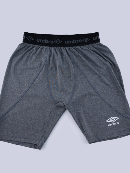 Bermuda Térmica Umbro Hombre Gris