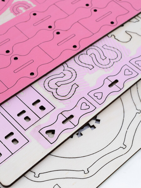 PUZZLES 3D CARRUSEL ROSADO