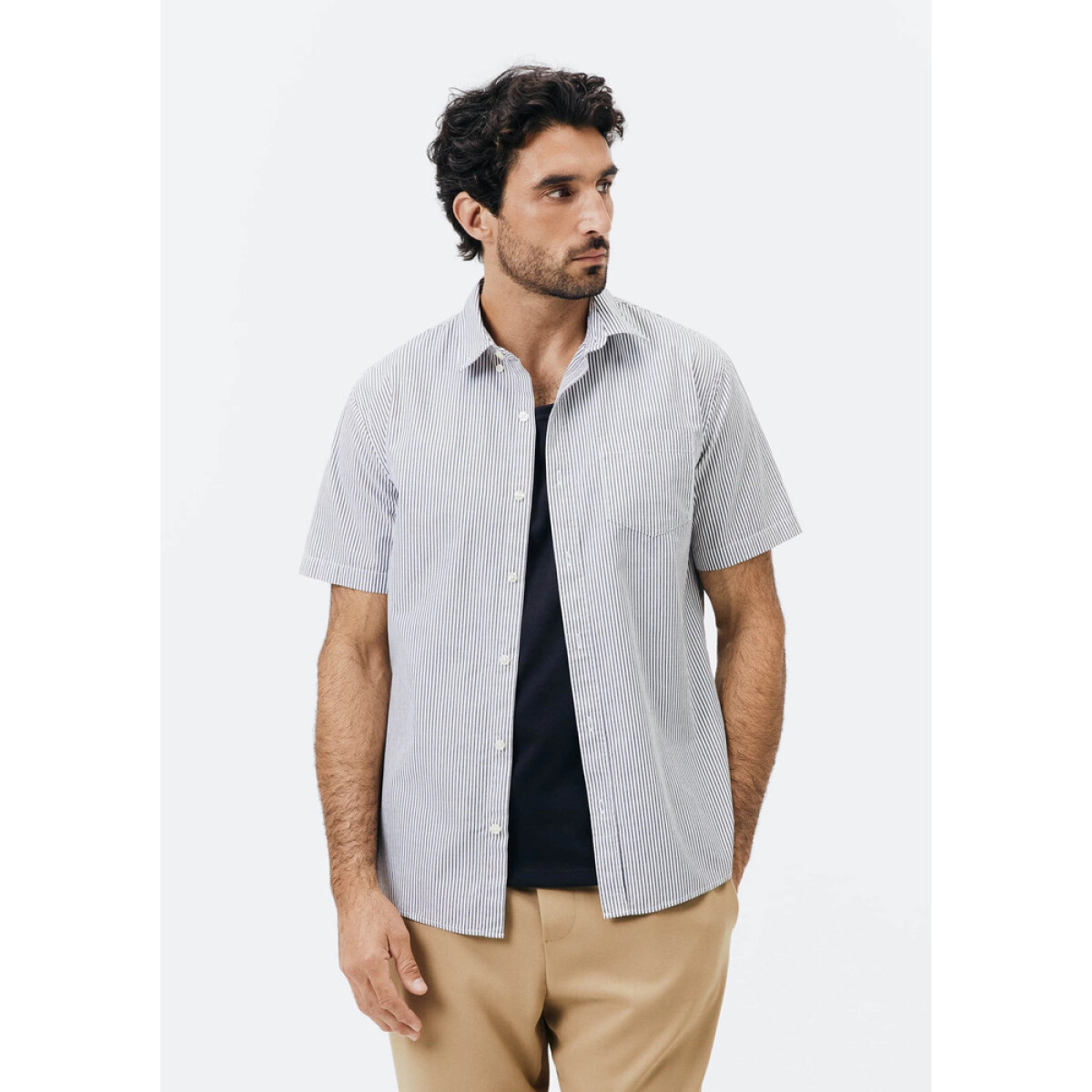 CAMISA MM MASC - AZUL CLARO 