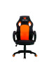 Silla Gamer Meetion Escritorio E-Sport Setup CHR05 Naranja y negro