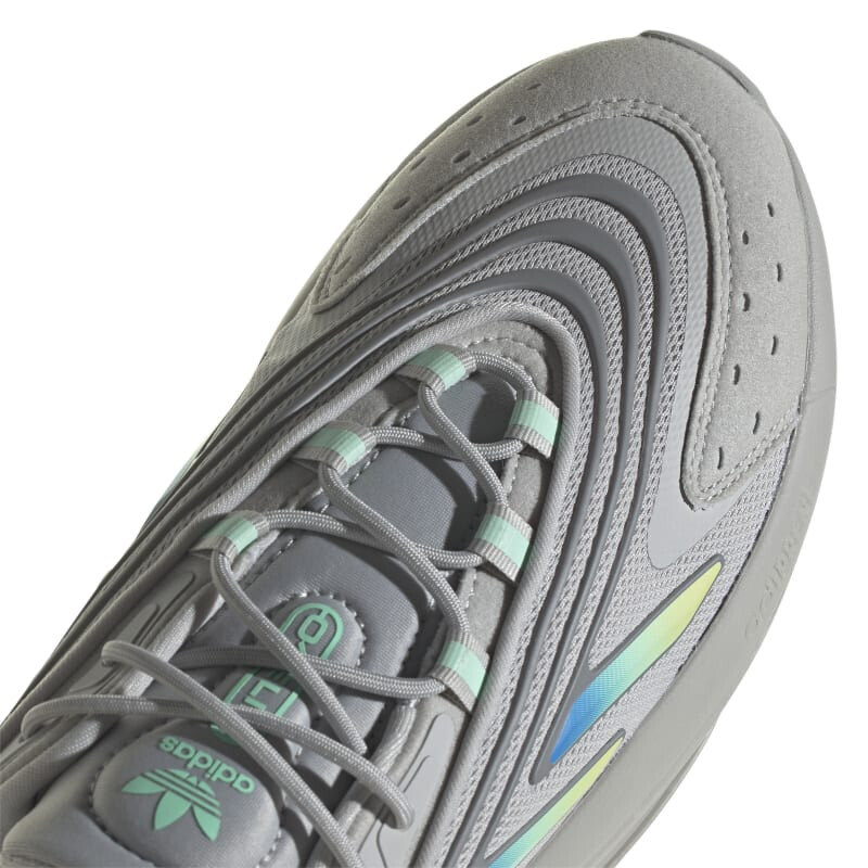 Championes Adidas Original Ozelia de Mujer - HQ6657 Gris Claro-menta