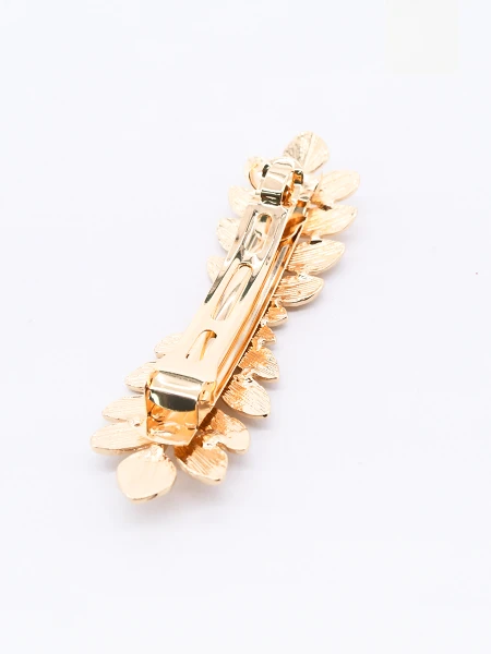 BROCHE HOJAS DORADO