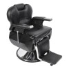Sillon de Peluqueria Barberia Hidraulico Reclinable Ecocuero Negro
