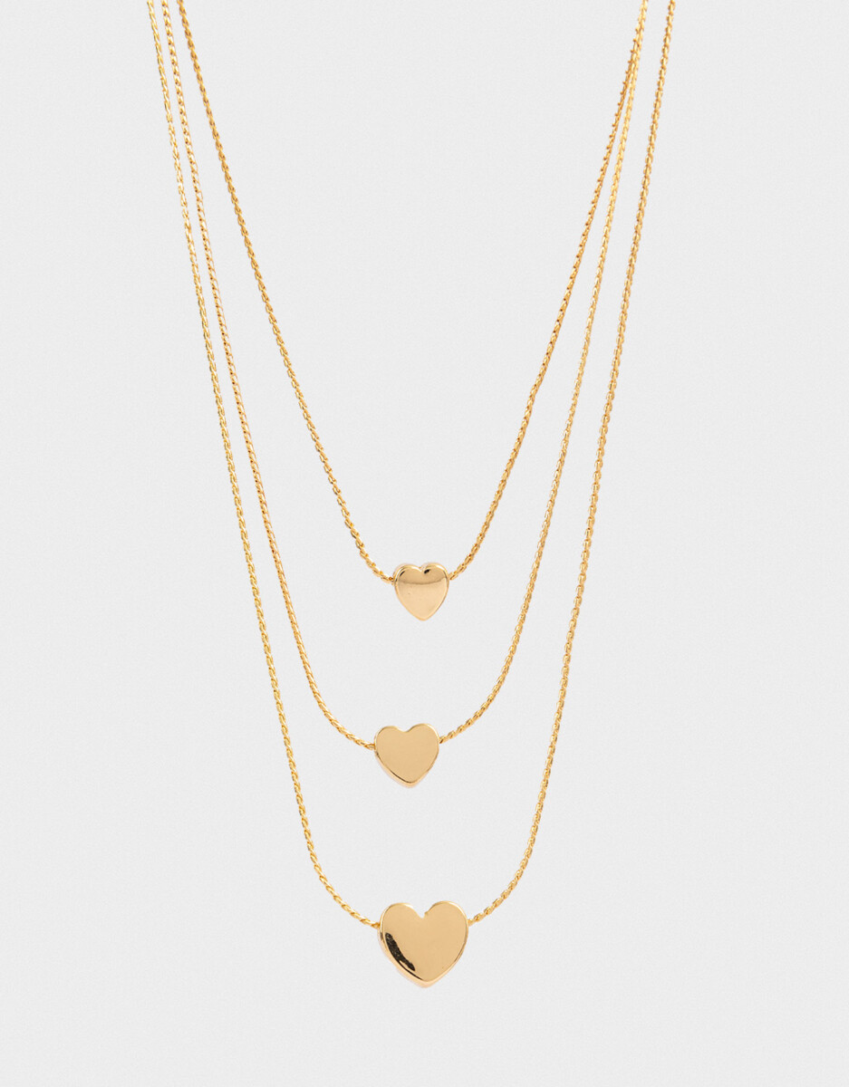 Collar Con Corazones 