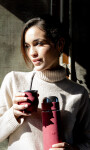 KIT MATERO NEW MOON TEXTURADO BORDEAUX