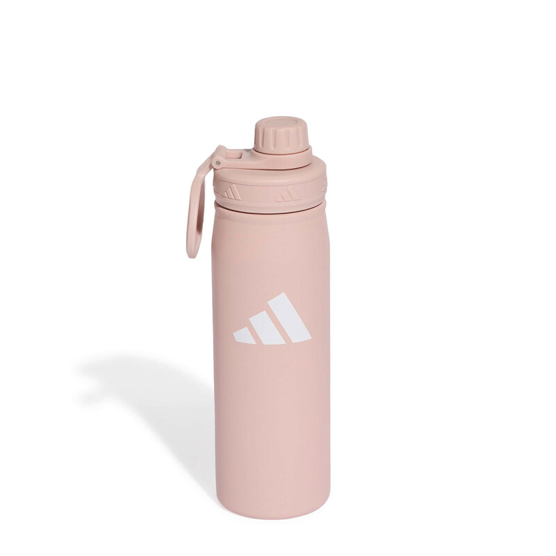 Botella Adidas Metálica Con Tapón De Rosca 0.6 L Rosado