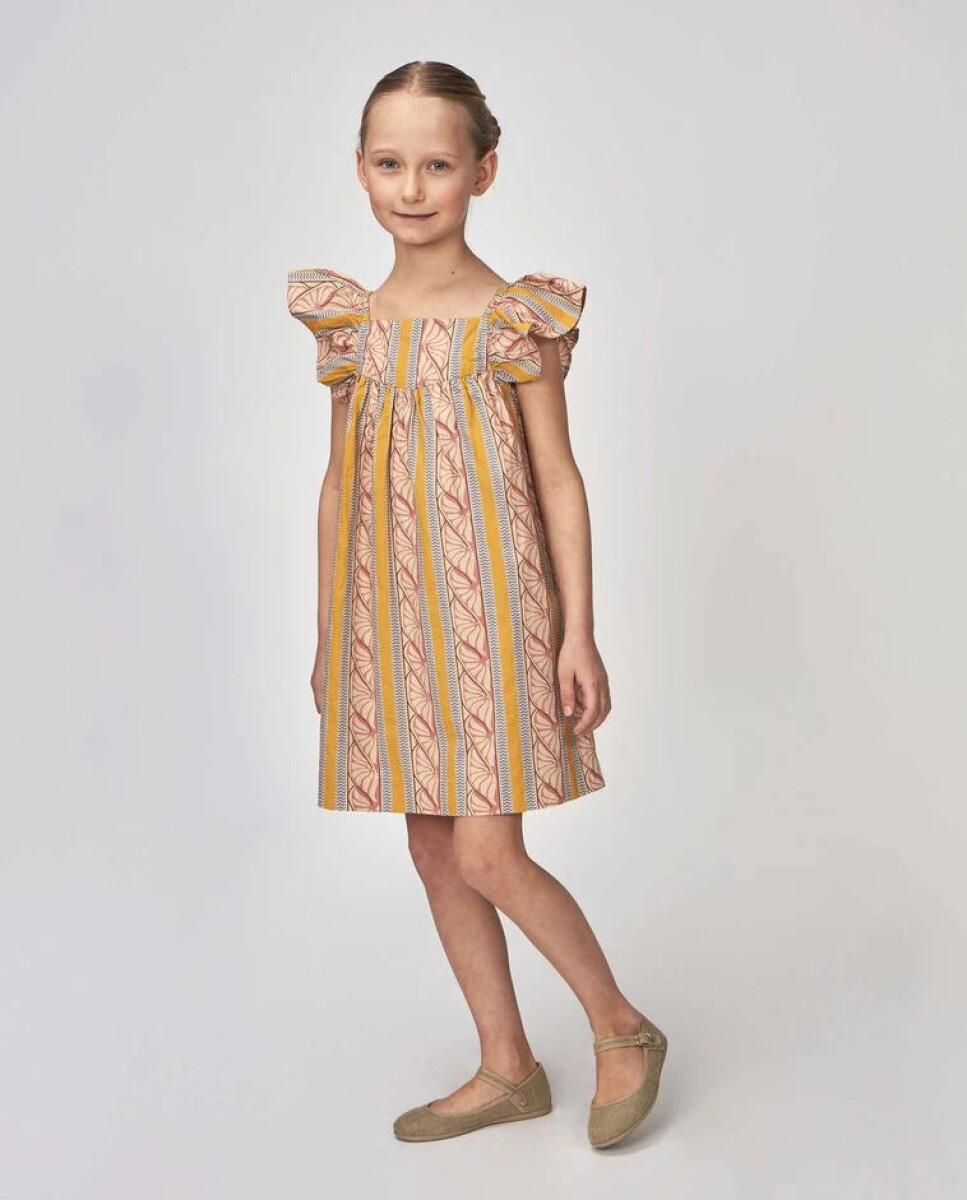 Vestido Estampado Etnico - Piedra 