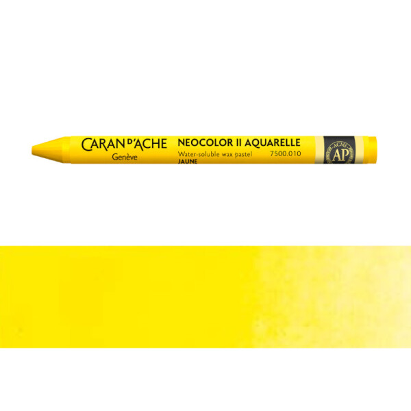 Pastel Neocolor Acuarelle Caran d'Ache Tonos Amarillos