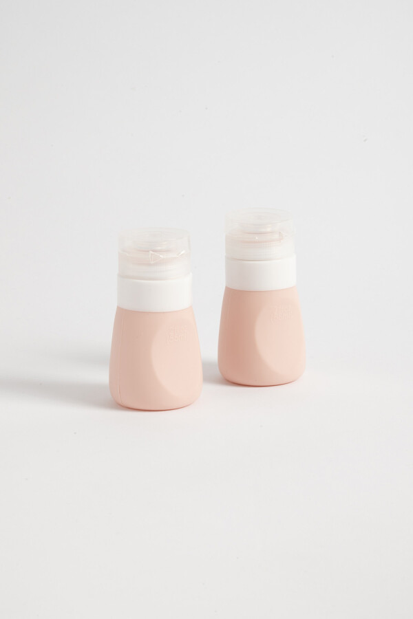Set x2 frascos silicona 55ml Rosa