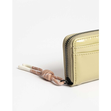 Tarjetero Con Cierre Verde Claro