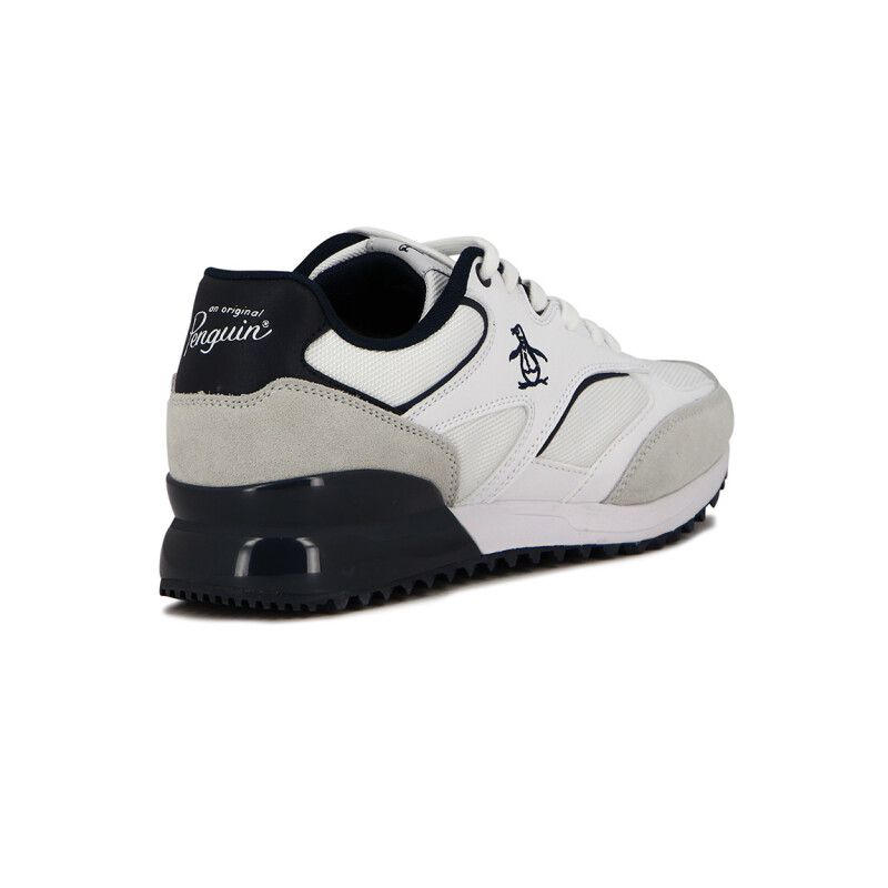 Penguin Zapatilla Hombre Casual Salto - White Blanco