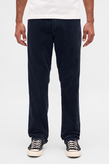Pantalón De Pana Straight Hombre True Navy V2