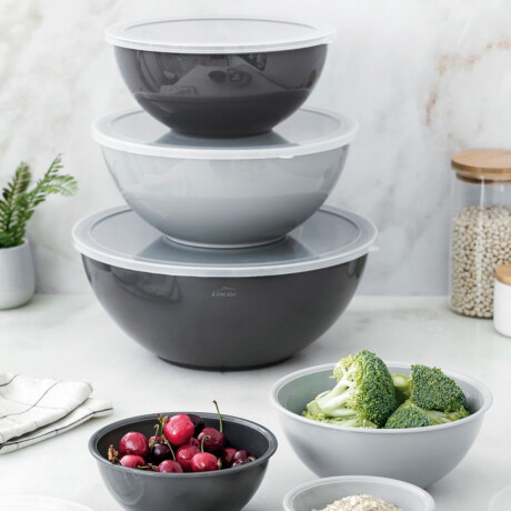 Set 6 bowls apilables polipropileno Set 6 bowls apilables polipropileno