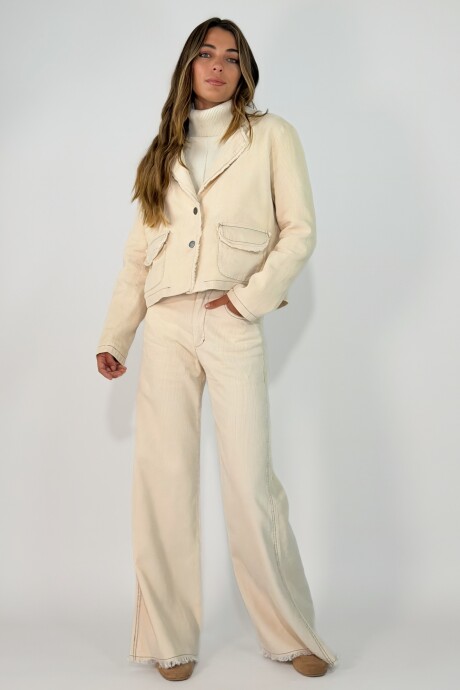 CHAQUETA PANA LENNON Crudo