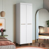 Multiuso 2 Puertas Armario Ropero Biblioteca Zapatera Blanco Multiuso 2 Puertas Armario Ropero Biblioteca Zapatera Blanco