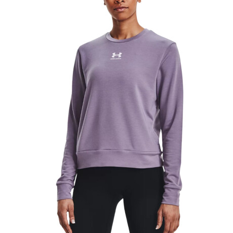 REMERA UNDER ARMOUR RIVAL TERRY Lavander