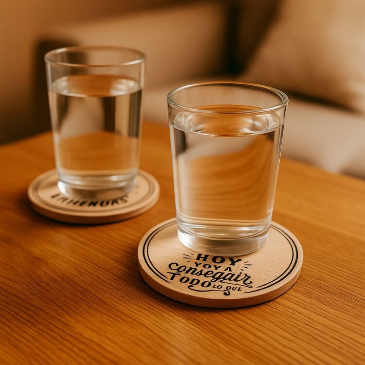 POSA VASOS CON MENSAJE X8 POSA VASOS CON MENSAJE X8