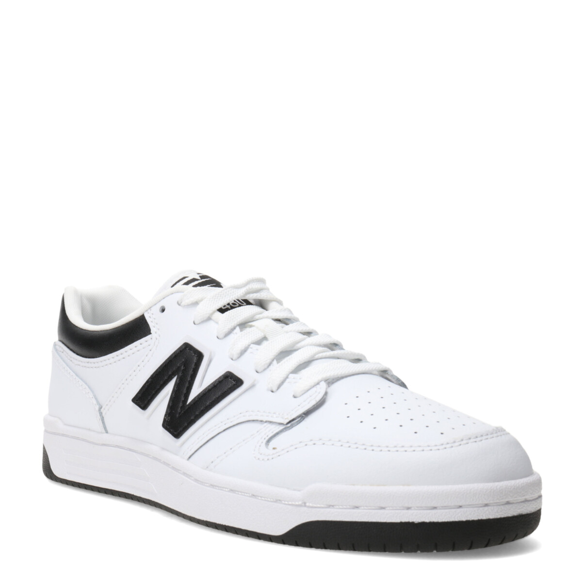 Championes Unisex New Balance 480 Unisex - Blanco - Negro 
