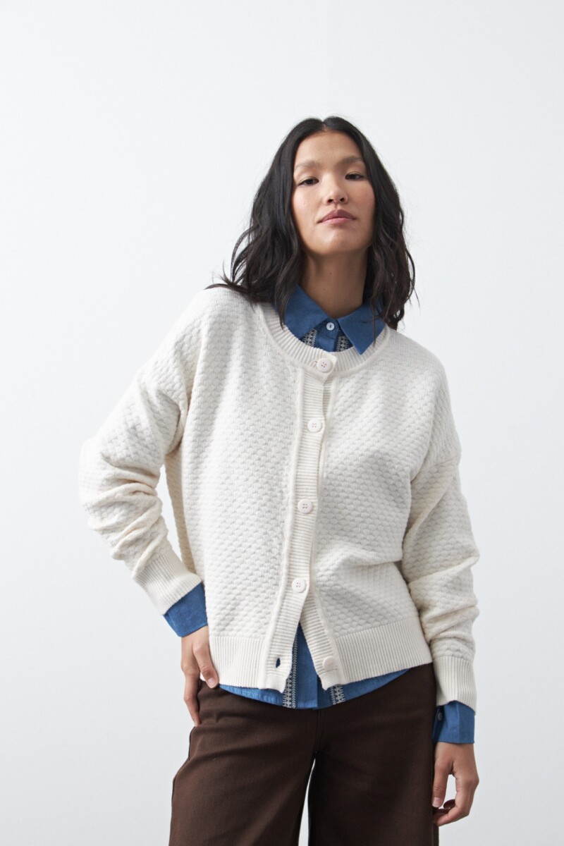 CARDIGAN TEODORA Crudo