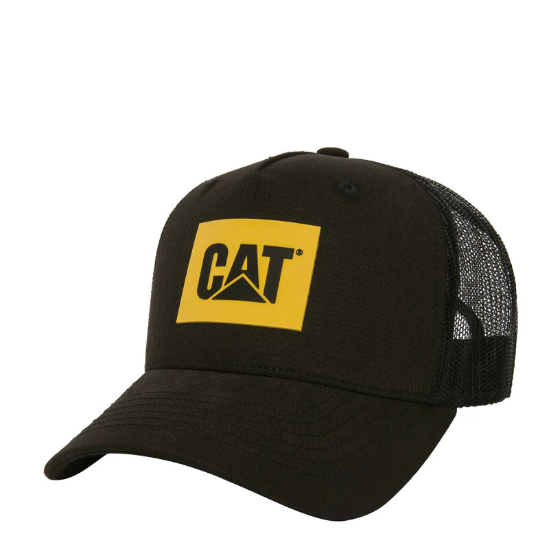 Gorro Cat Logo 5-Panel Trucker Negro Gorro Cat Logo 5-Panel Trucker Negro
