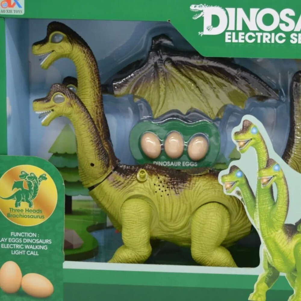 Dinosaurio 3 Cabezas Lanza Huevos Dinosaurio 3 Cabezas Lanza Huevos