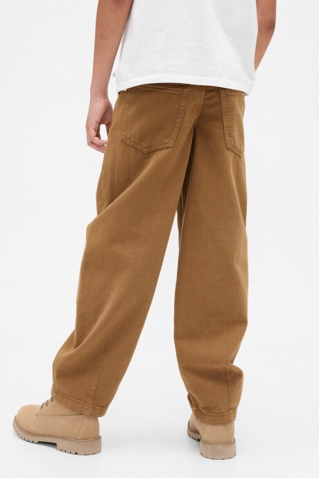 Jean Baggy Barrel Niño Palomino Brown Global