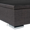 CAMA BAUL 1 plaza 90 x 190 Patas Metal N/A