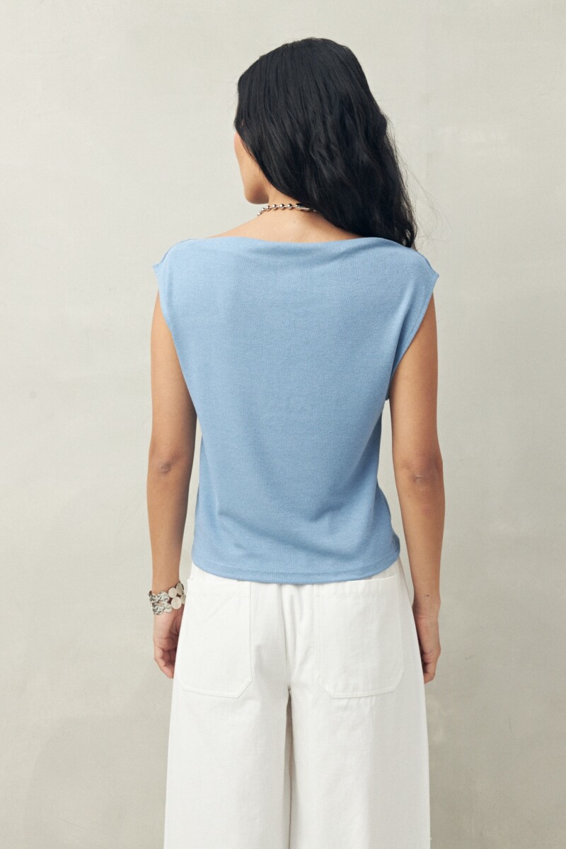 TOP MATEO Azul Melange