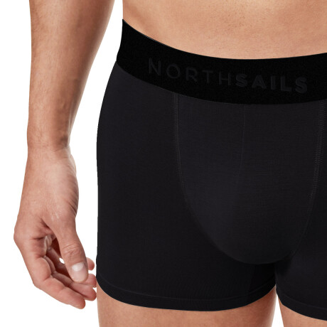 Pack X2 Boxer Calsoncillos North Sails N+ Masculinos Negro-Blanco