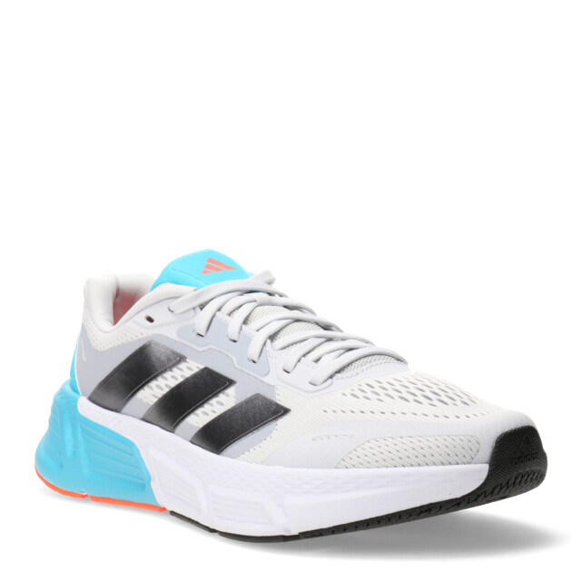 Championes de Hombre Adidas Questar 2 Gris- Negro - Verde Agua