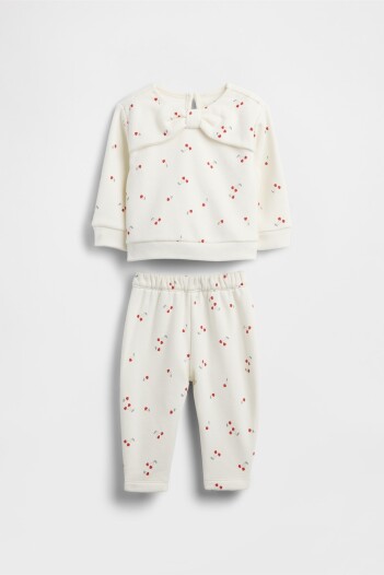 Set Saco Y Pantalón Bebé Ivory Frost