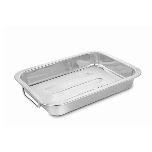 Asadera acero inox 36x27x4.8 cm PRISMA Asadera acero inox 36x27x4.8 cm PRISMA