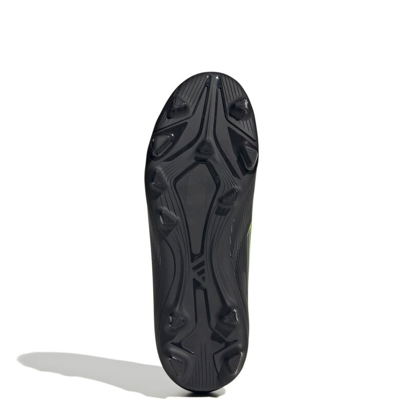 Championes de Niños Adidas Futbol 11 F50 Club Jrs Negro - Plateado - Amarillo Limon