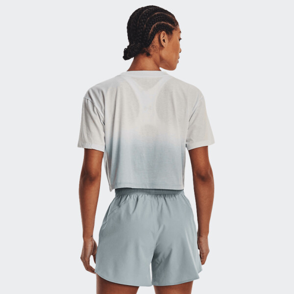 Remera Under Armour Dip Dye Crop Gris