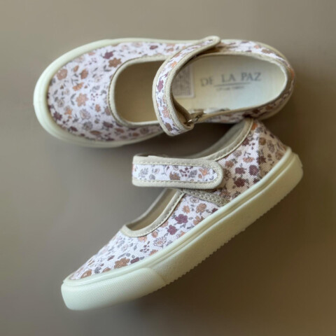 Guillermina De Lona Canvas Girl Del 27 Al 34 Floral Beige