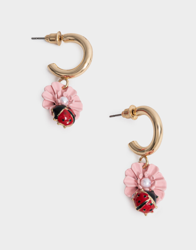 Aros Argollas Flores Aros Argollas Flores - Dorado