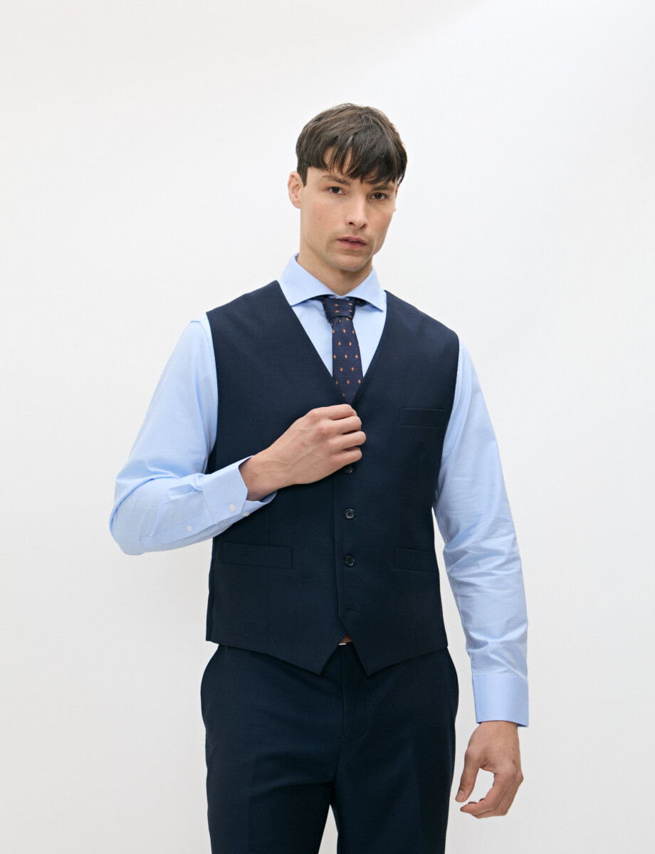 470370 CHALECO VESTIR HARRINGTON SELECT Azul Oscuro