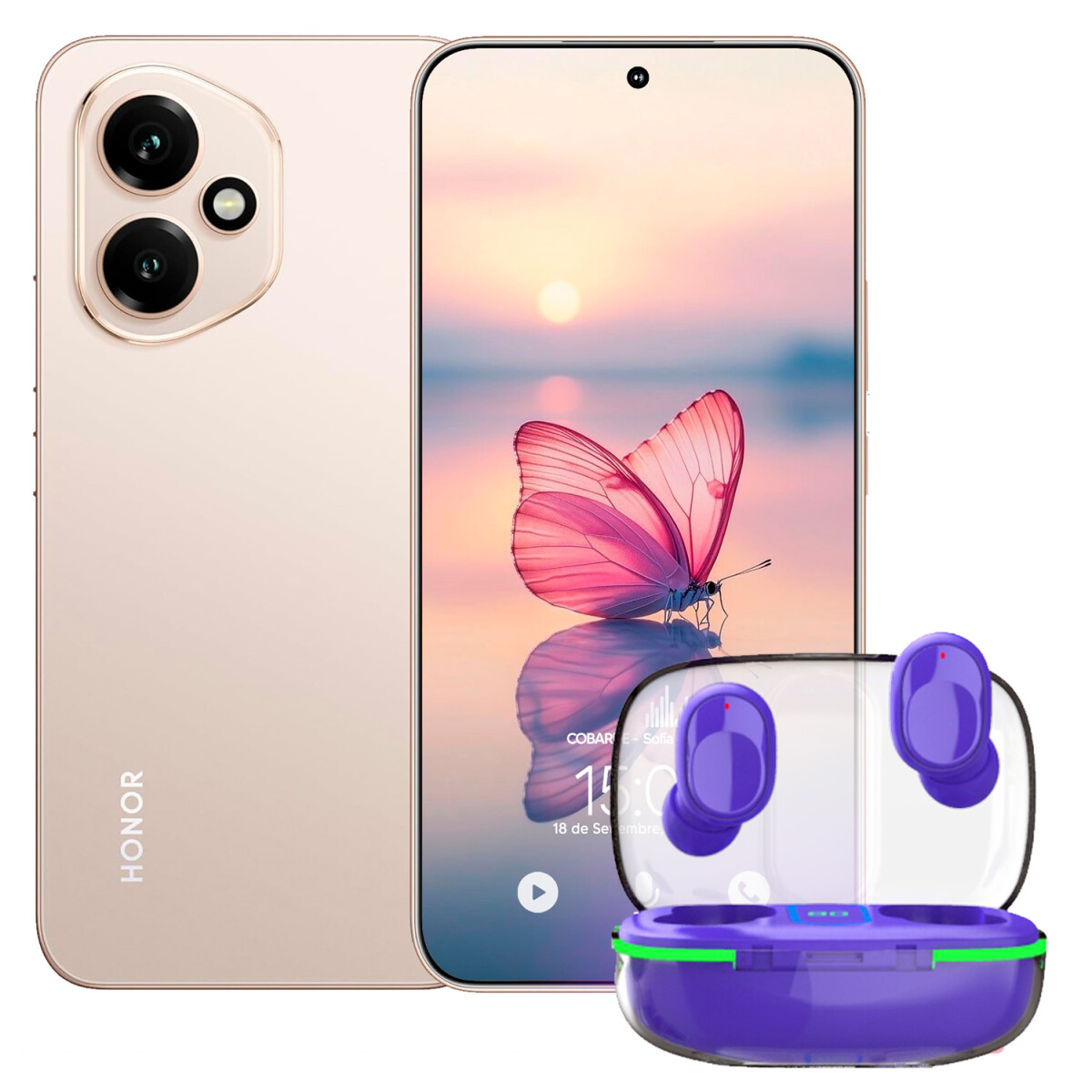 Honor 400 24gb(12+12) De Ram 256gb 5g + Regalo - DORADO 