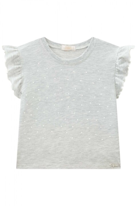 Blusa Boxy Gris