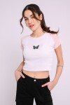 Remera estampada Rosado