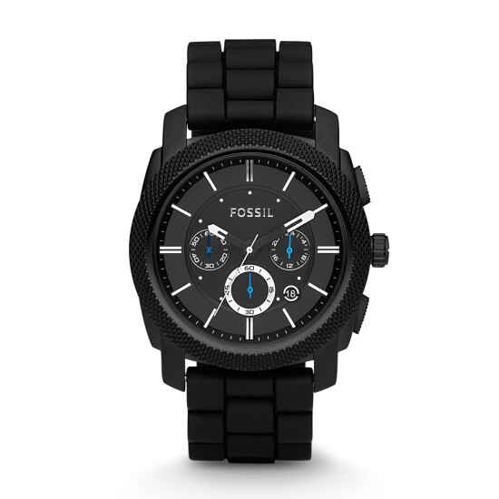 Reloj Fossil Machine Silicona Negro FS4487 0