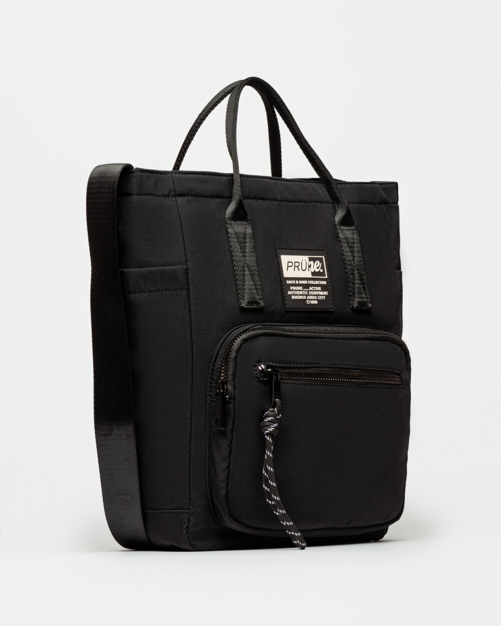 Bolso Al Hombro Forest en Nylon Negro