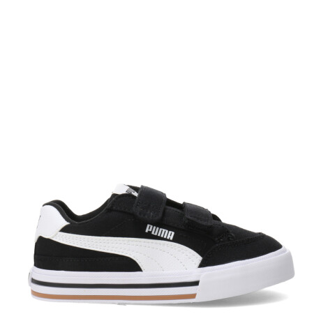 Championes de Niños Puma Court Classic Vulc FS Negro - Blanco