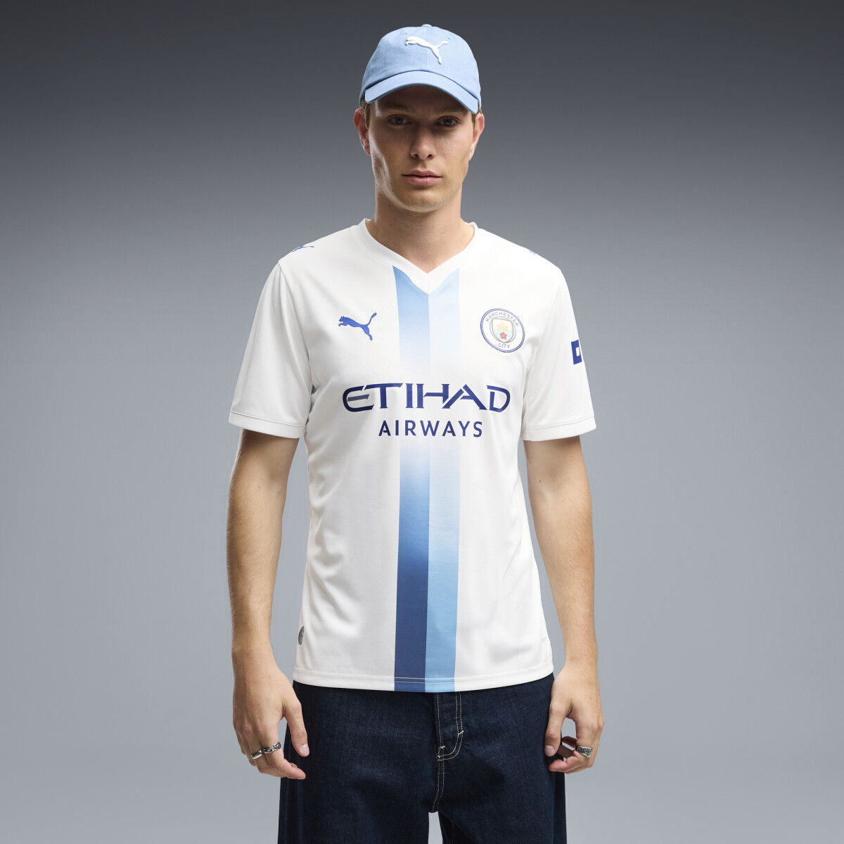 MCFC Third Jersey 78435206 - Blanco/Azul 