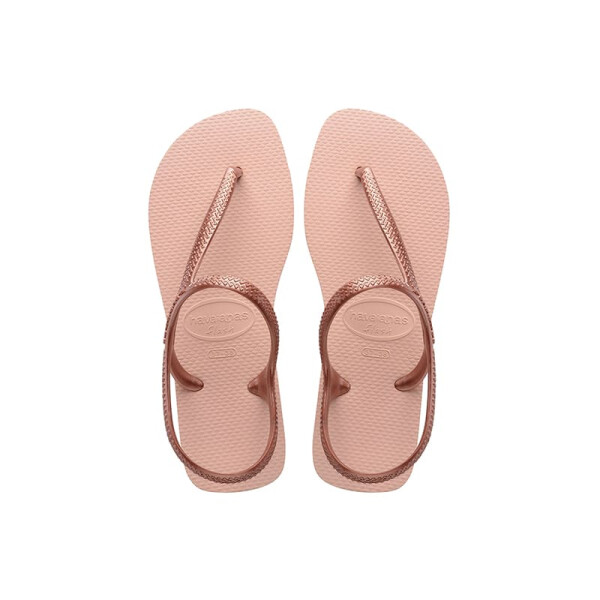 Ojota Havaiana de Dama Flash Urban Rosado Oro