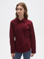 Camisa Ravika Bordeaux